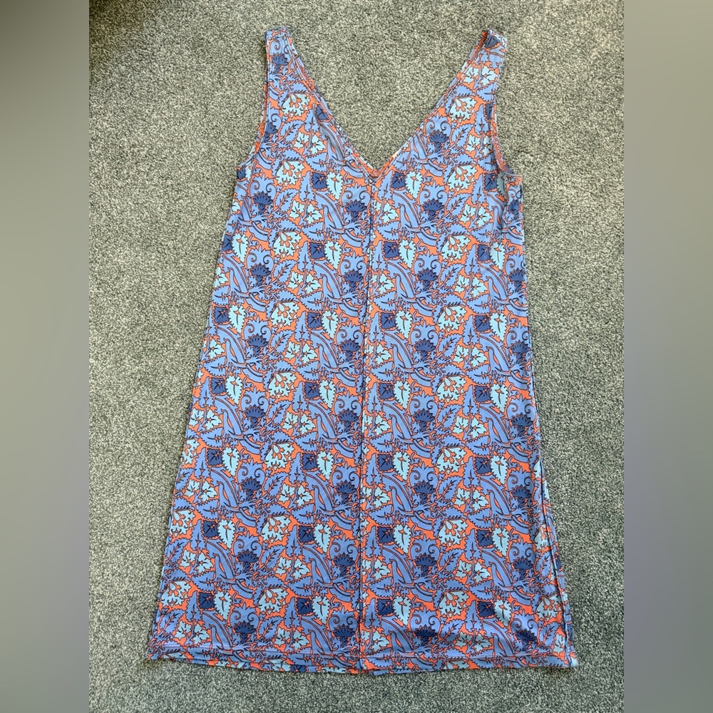 Tory Burch Sandy Sea Coral Artemis Dress